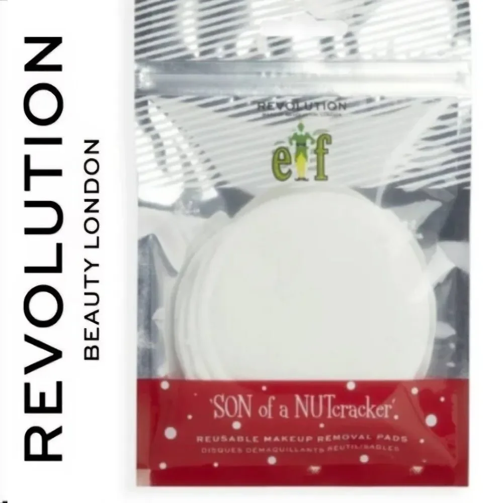 Revolution Beauty X Elf Son of a‎ Nutcracker Reusable Makeup Removal Pads